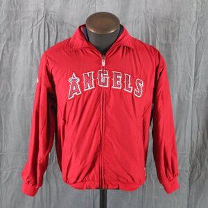 Anaheim Angels Jacket (Retro) - Crested Logo by Majestic - Men's Small